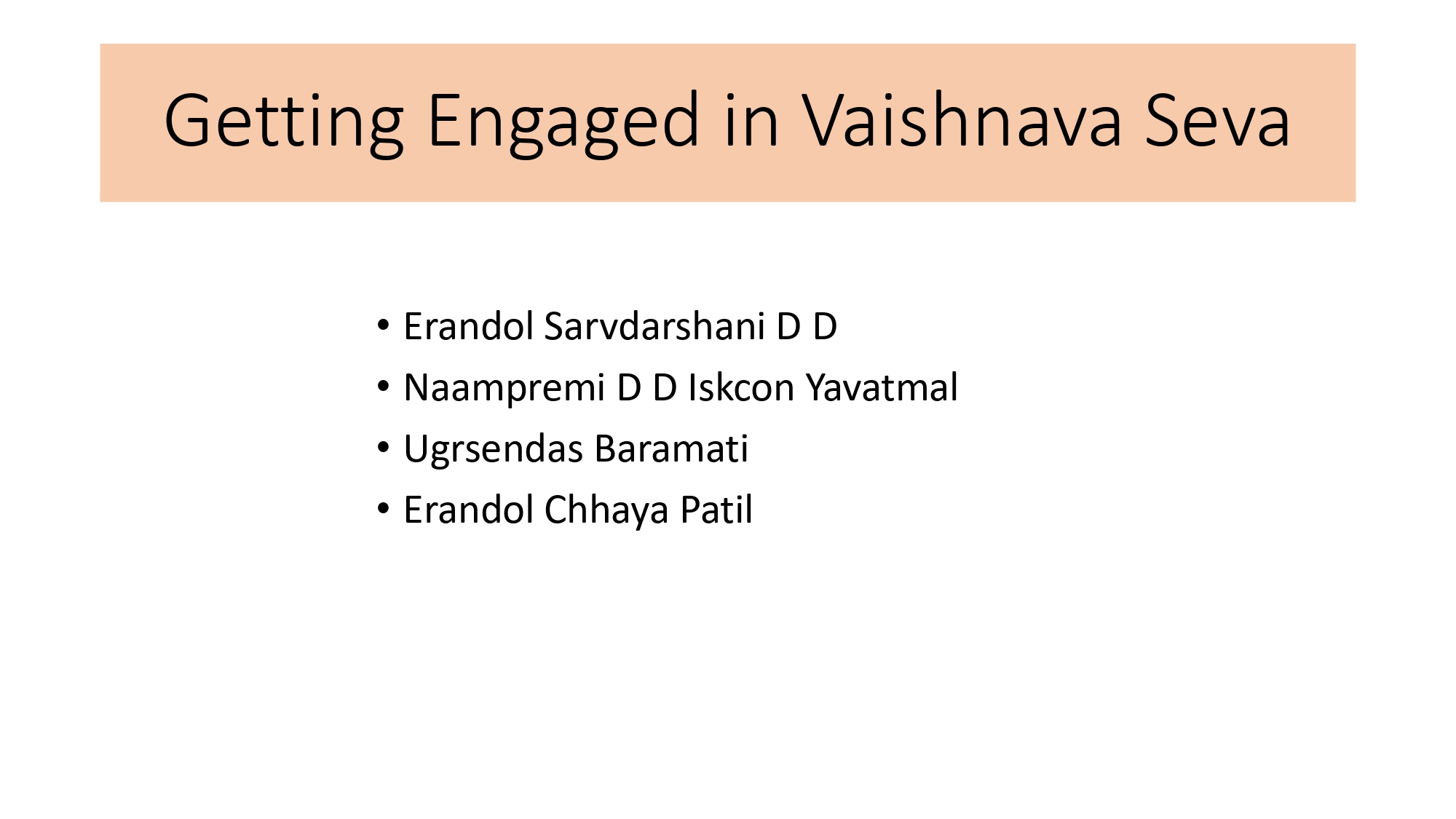 Ekadashi Sankalpas Lokanath Swami